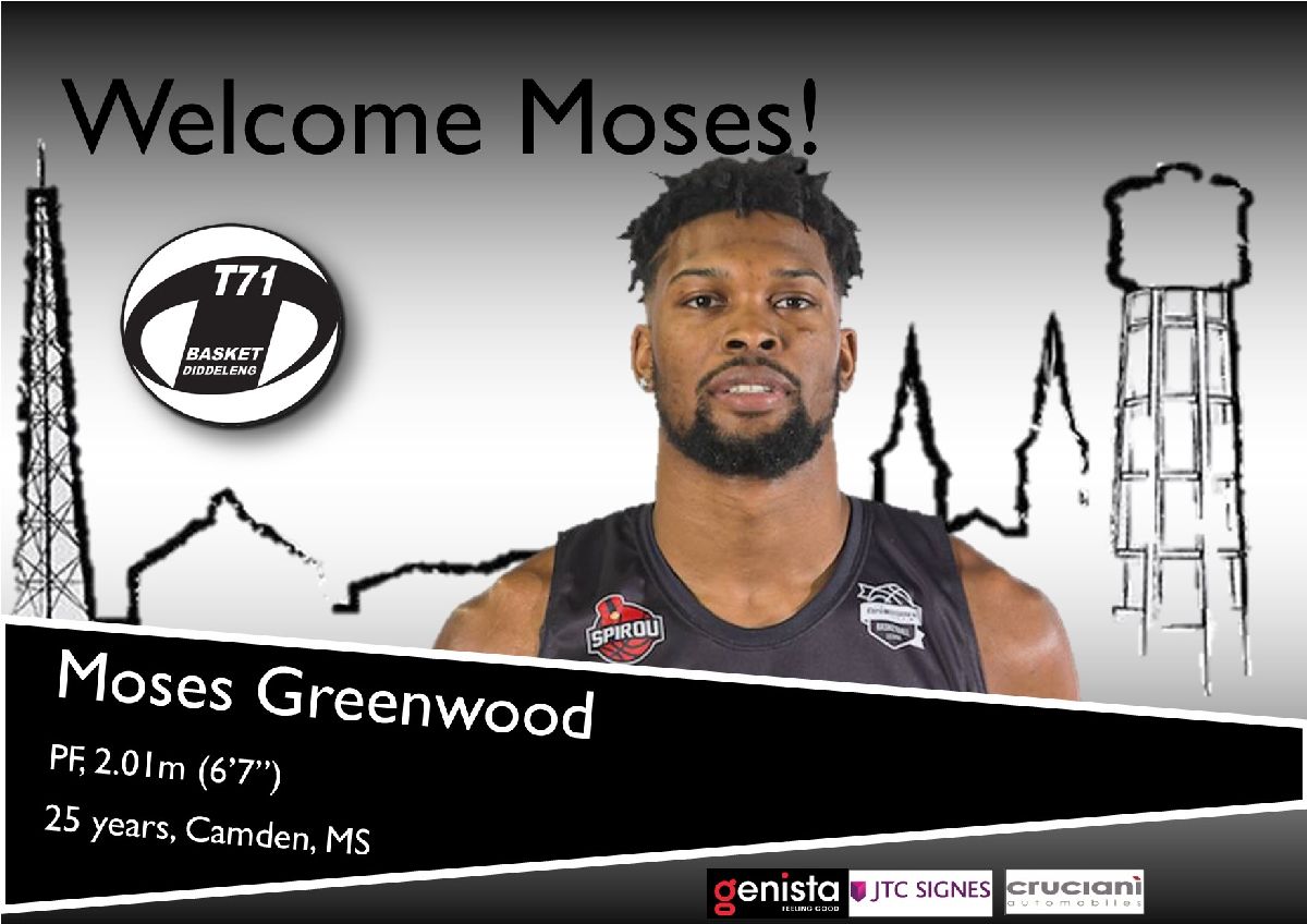 T71 sign Moses Greenwood