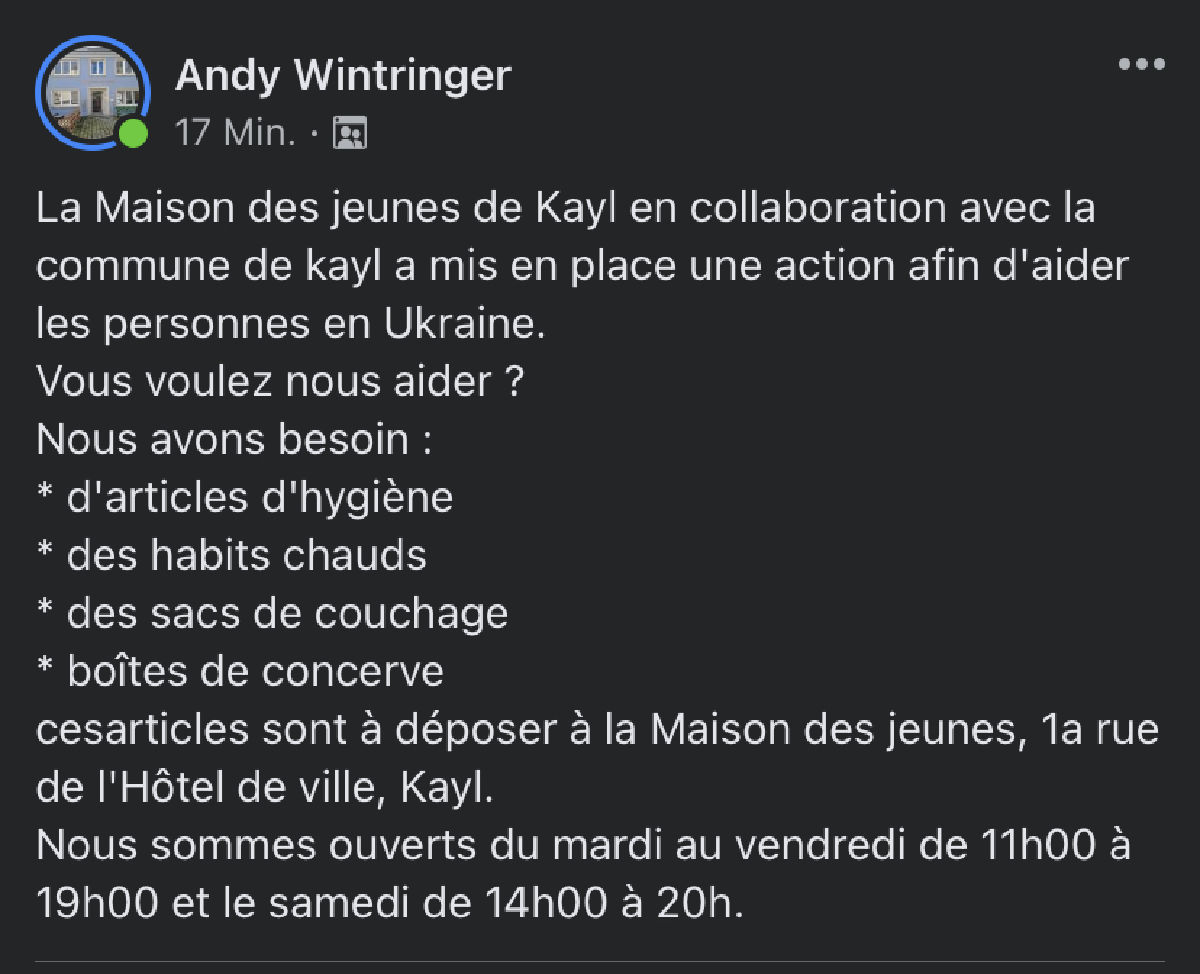 Ennerstëtz de Jukate bei hirer Aktioun!