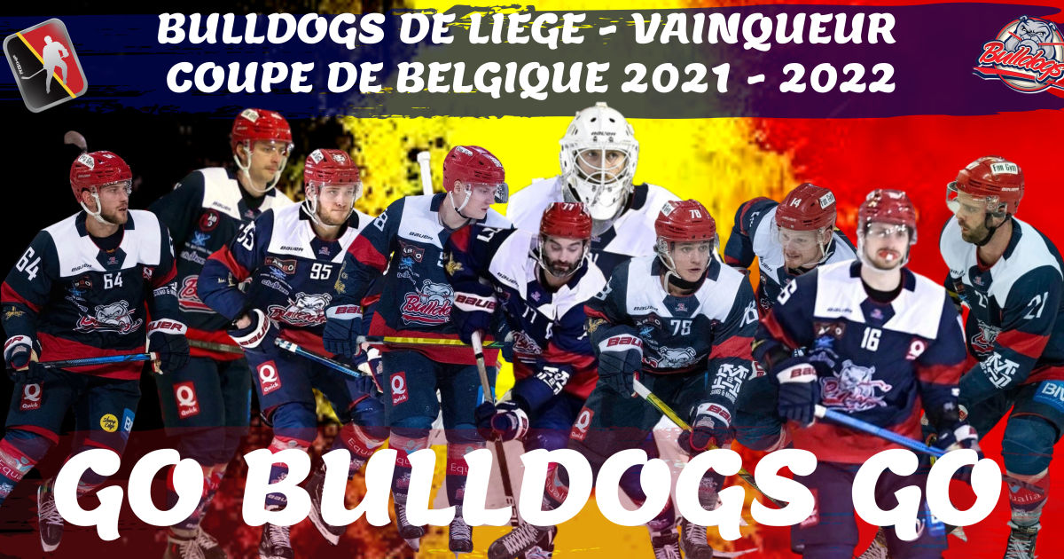 LES BULLDOGS REMPORTENT LA FINALE DE LA COUPE DE BELGIQUE 2021-2022