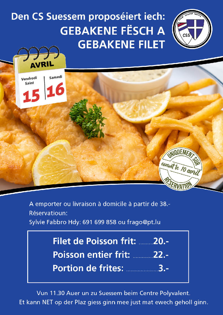Gudden gebakene Fësch