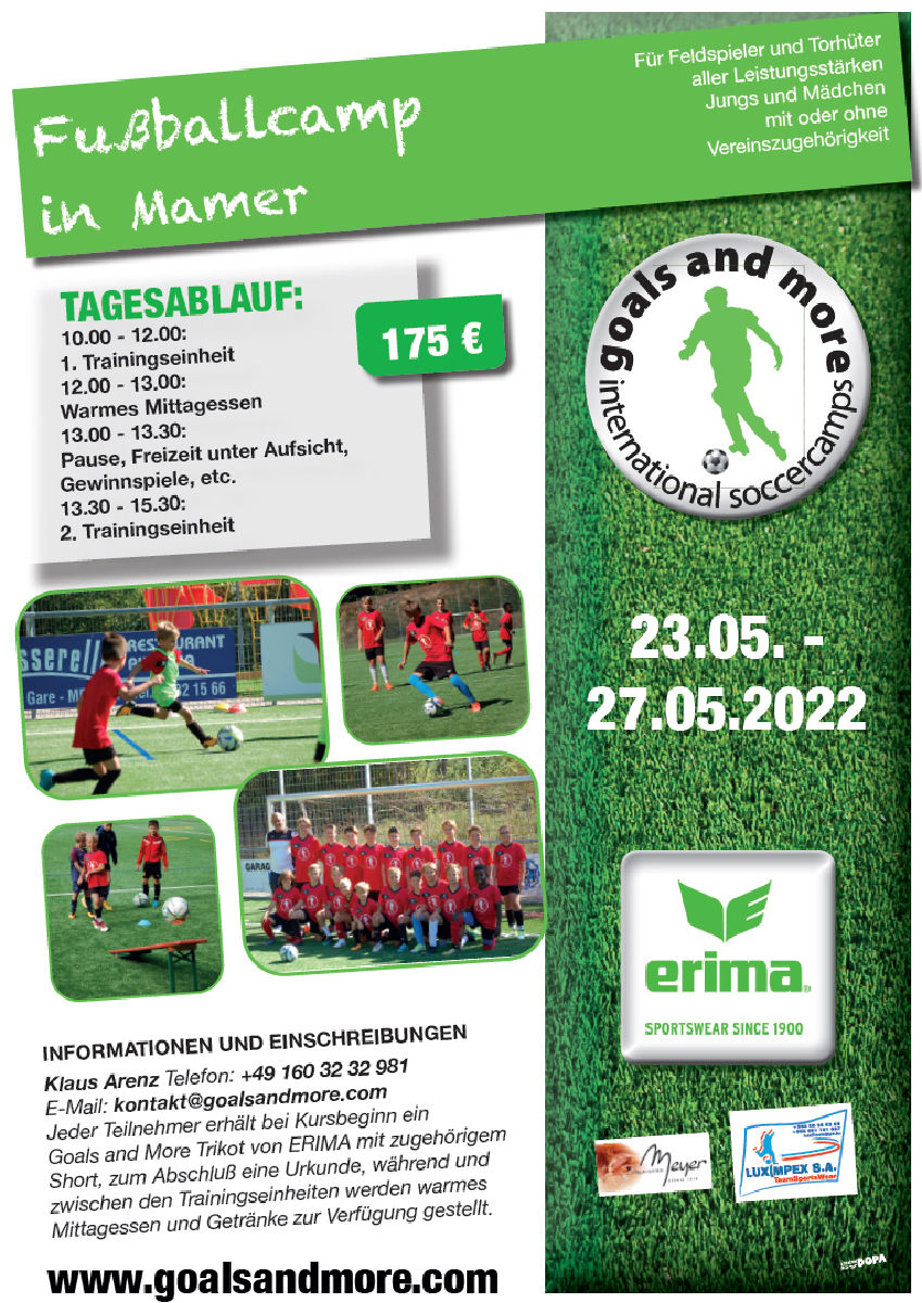 Fußball camp in Mamer