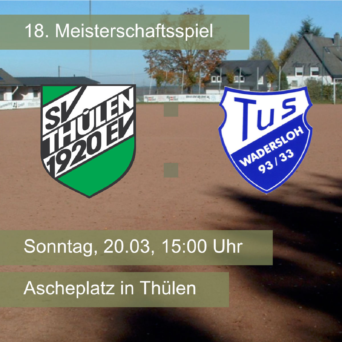 TuS Wadersloh zum ersten Mal zu Gast am Scheid TuS Wadersloh zum ersten Mal zu Gast am Scheid