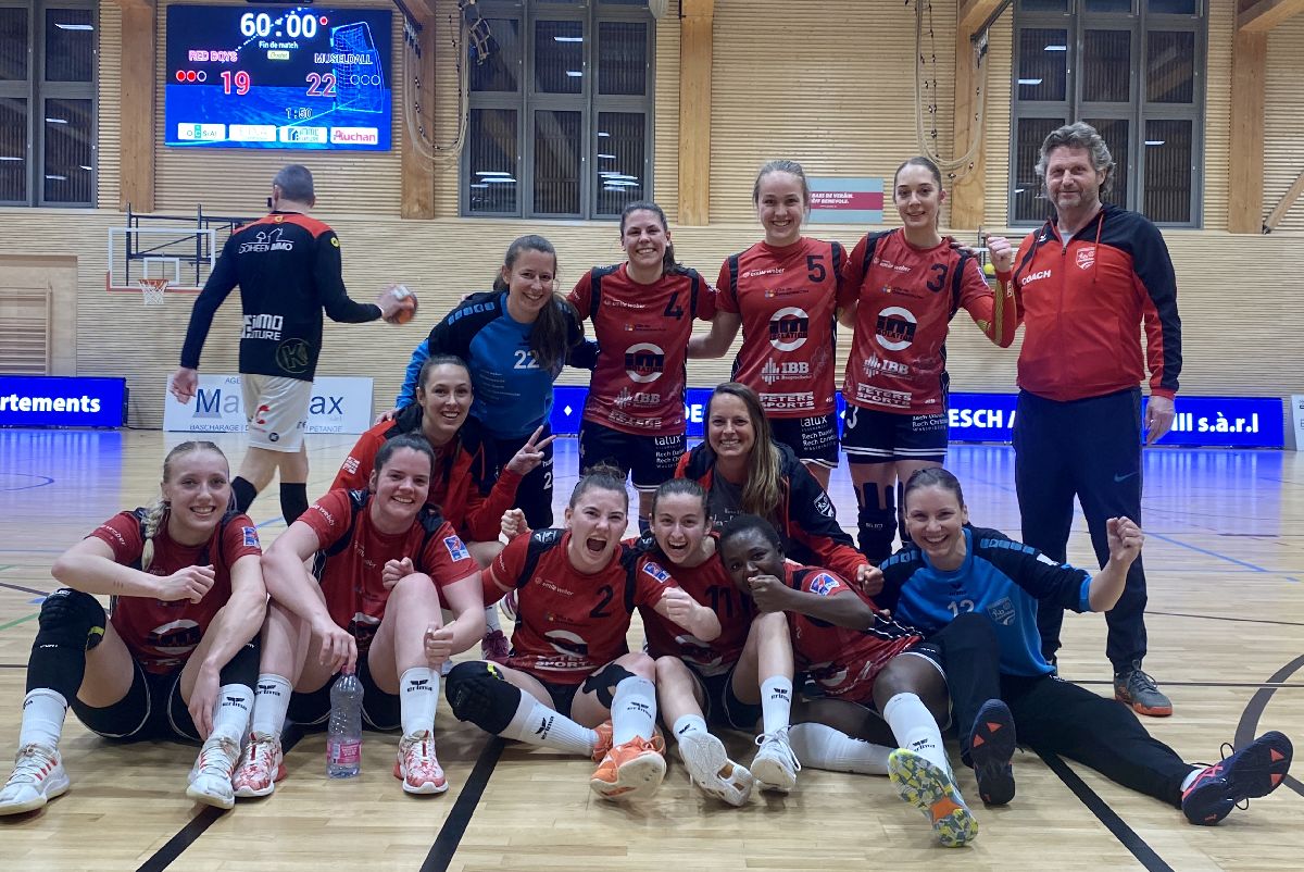 5. Spilldag PLAY OFF AXA LEAGUE: Red Boys - HB Museldall Dames 19-22 5. Spilldag PLAY OFF AXA LEAGUE: Red Boys - HB Museldall Dames 19-22