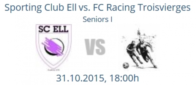 Haut um 18h00 Auswäertsmatch zu Ell