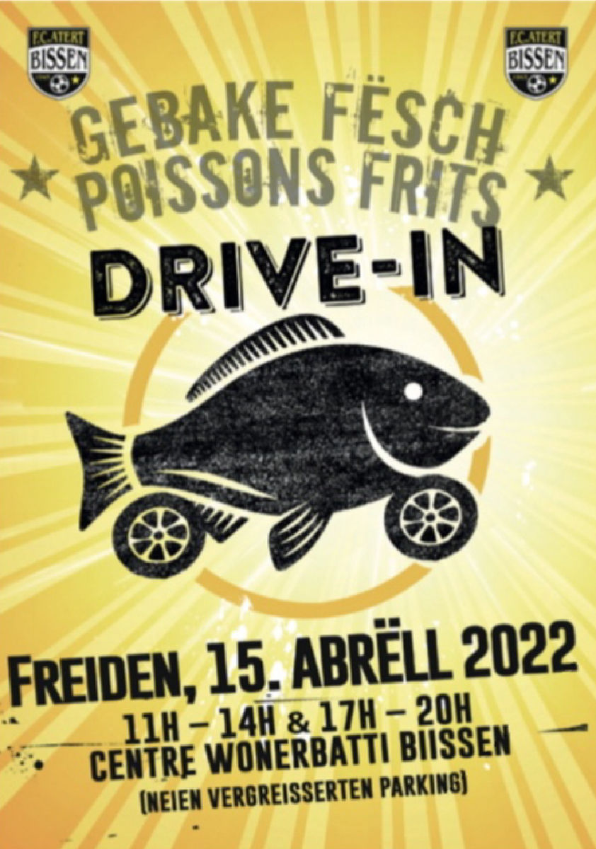 Rappel…Denkt drunn äre Fësch ze reserveieren!!!