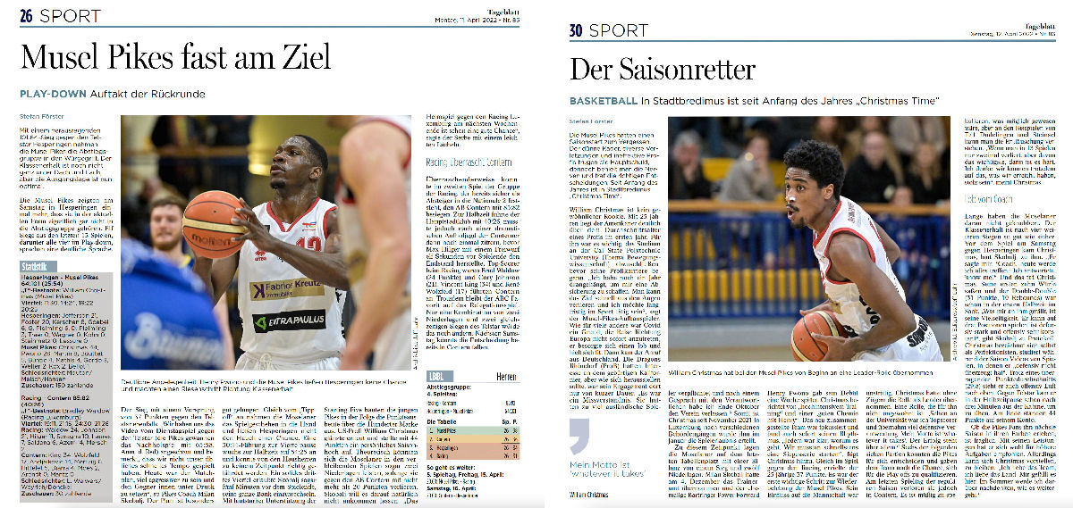 Tageblatt 11 & 12.04.2022
