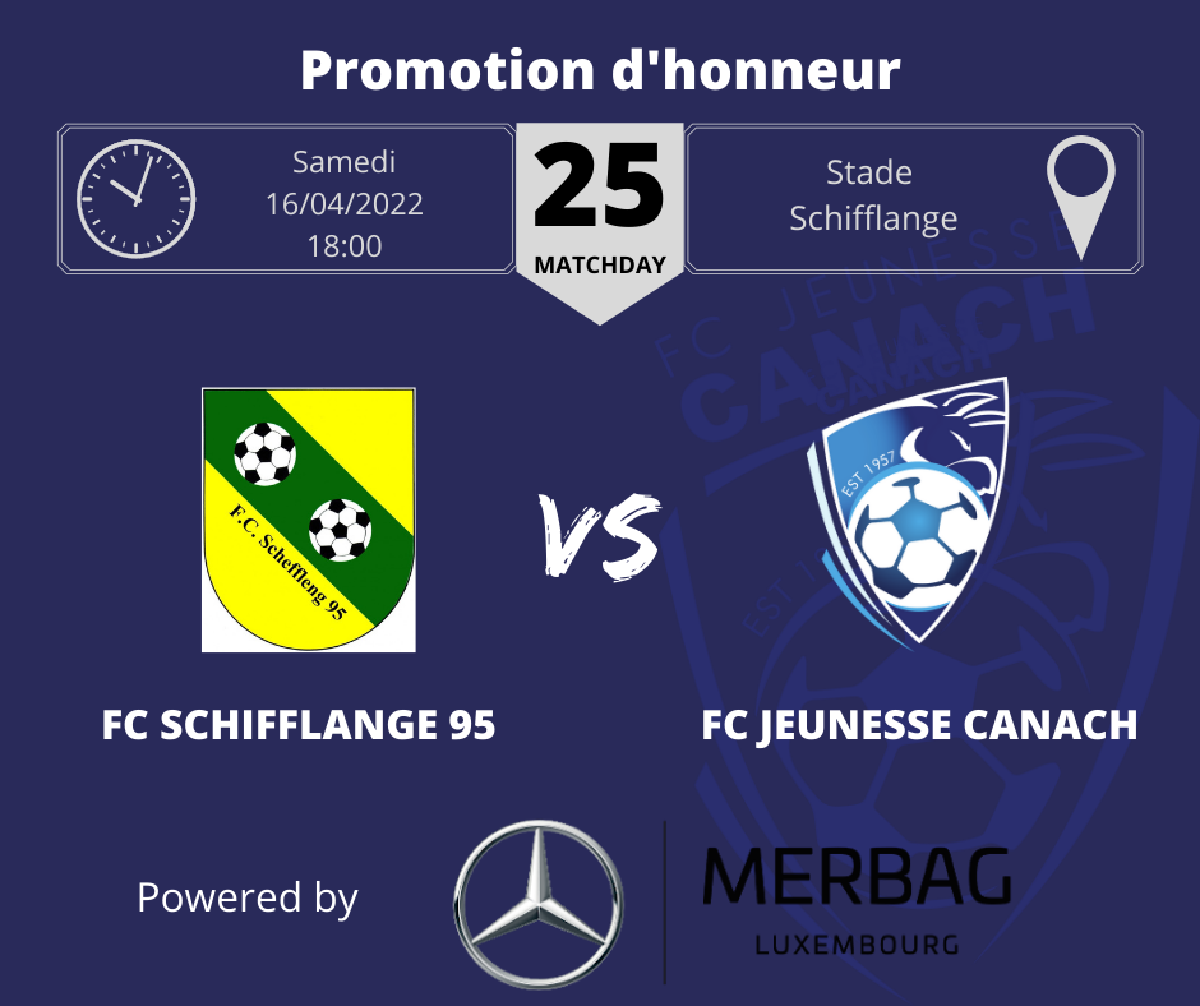 25e journée en promotion d'honneur