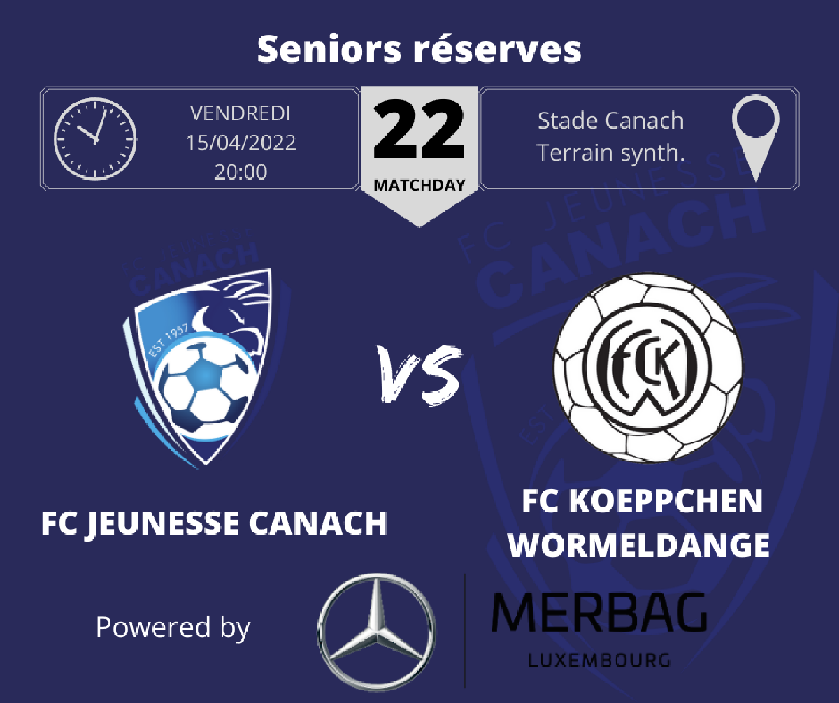 DERBYTIME: 22e journée chez les seniors réserves