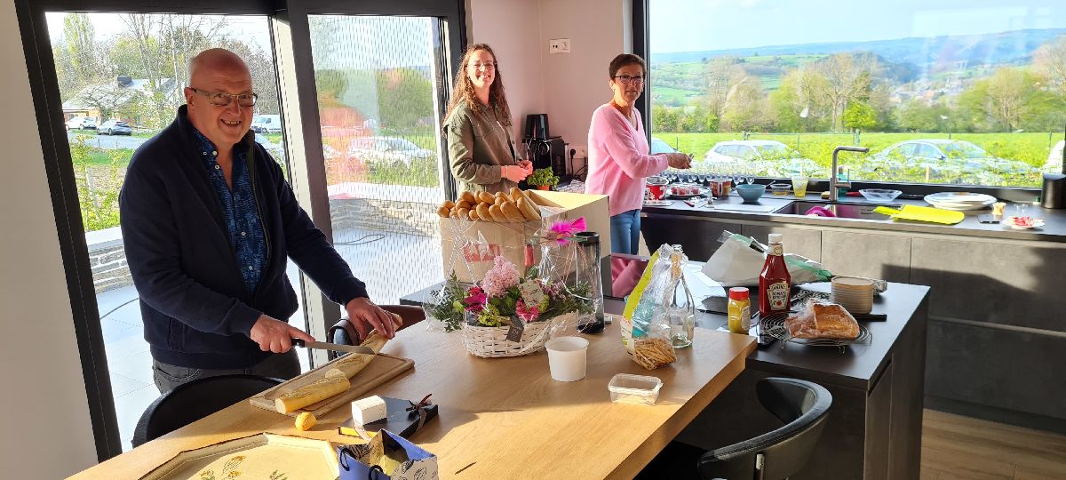 Barbecue chez Roger pour la D1