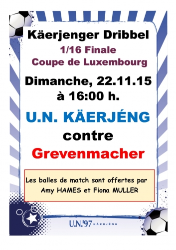 1/16 Final Coupe de Lëtzebuerg...