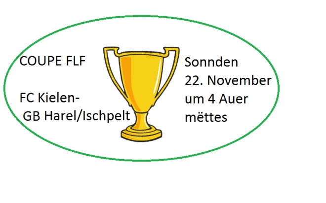 Kielen - Harel/Ischpelt dese Sonden em 4 Auer mëttes zu Kielen um Terrain