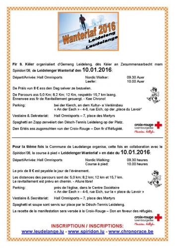 Leidelenger Wanterlaf 2016