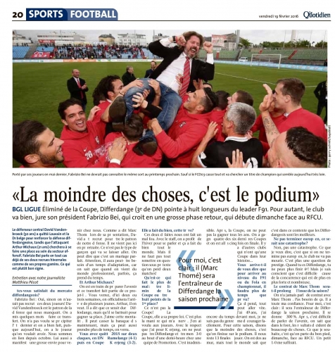 On vise le podium...