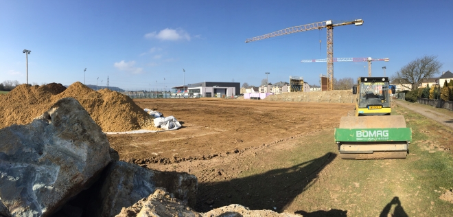 Bléck op dënn Chantier Neien Terrain