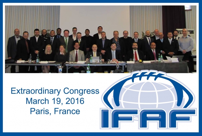 IFAF Extraordinary Congress in Paris, France on March 19th 2016