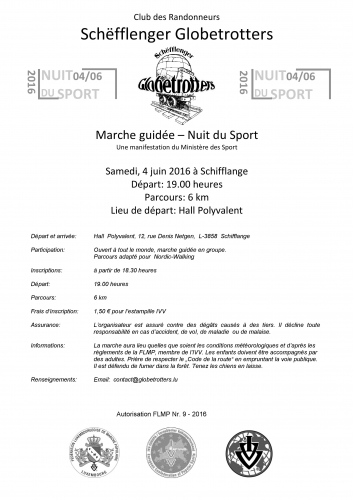 Marche Guidée à Schifflange - 4 juin 2016 Marche Guidée à Schifflange - 4 juin 2016
