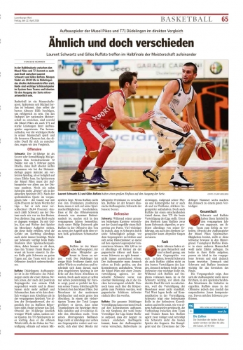 Luxemburger Wort 22.04.2016