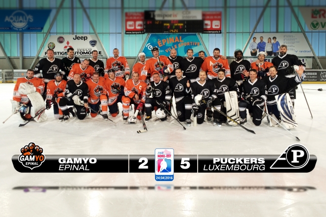 Puckers win first of two Division Est finals game in Epinal
