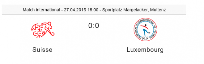 Schwäiz - Lëtzebuerg...