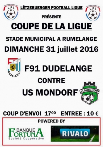Coupe de la Ligue F91 Dudelange - US Mondorf