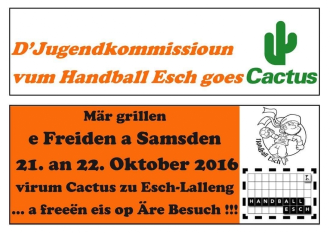 Jugendkommissioun grillt beim Cactus/Lallange