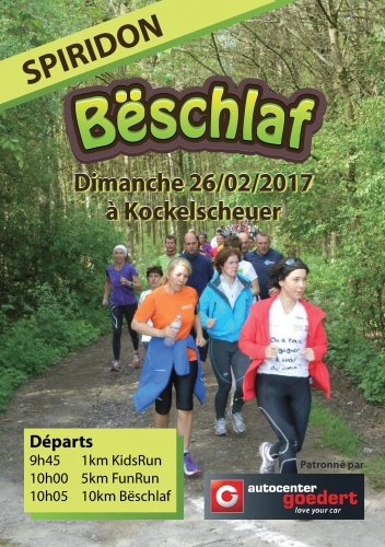 Spiridon Bëschlaf 2017 - les inscriptions sont ouvertes