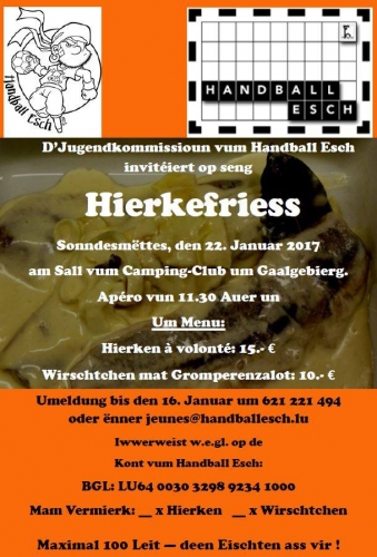Hierkefriess den 22.01.2017