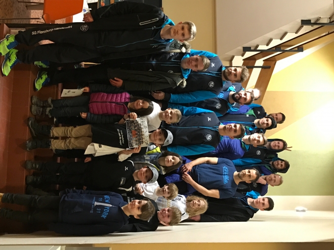 Team SG Flensburg-Handewitt ist in Esch/Lallange eingetroffen