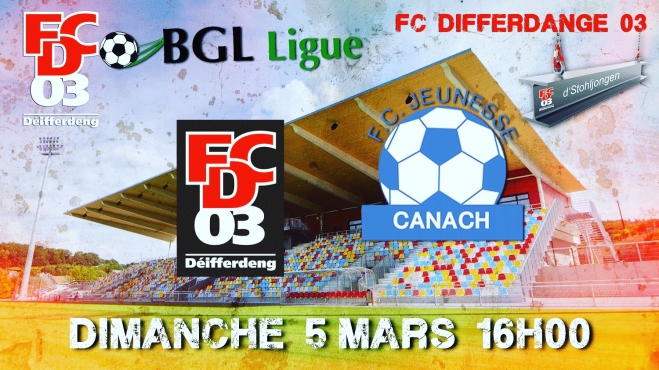 FC Déifferdeng 03 - Jeunesse Canach