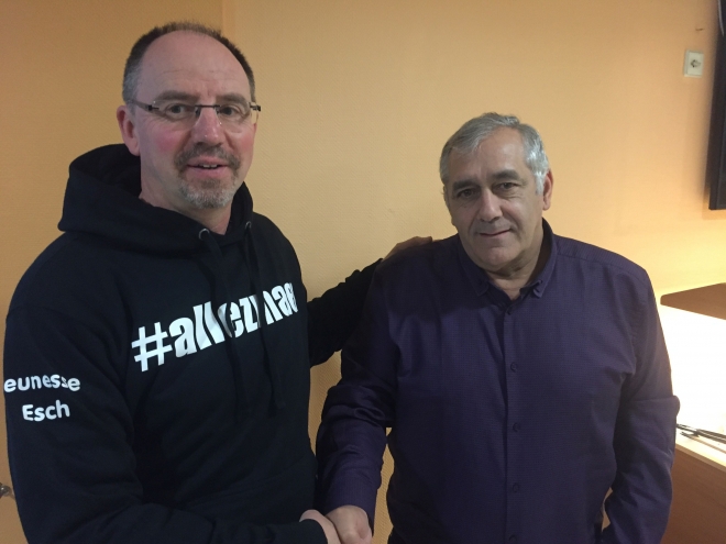 D'JEUNESSE BEGRÉISST DE MARC THOMÉ OP DER GRENZ