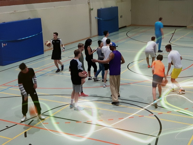 Basketball mit Joe Asberry