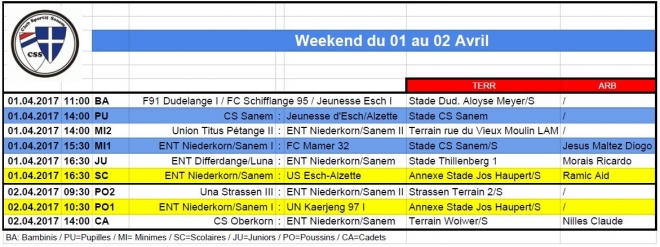 PROGRAMME VUN DER JUGEND