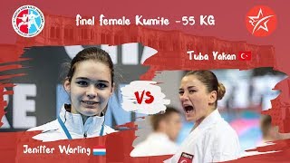 EM Final 2019 - Jenny Warling (LUX) vs Tuba Yakan (TUR)