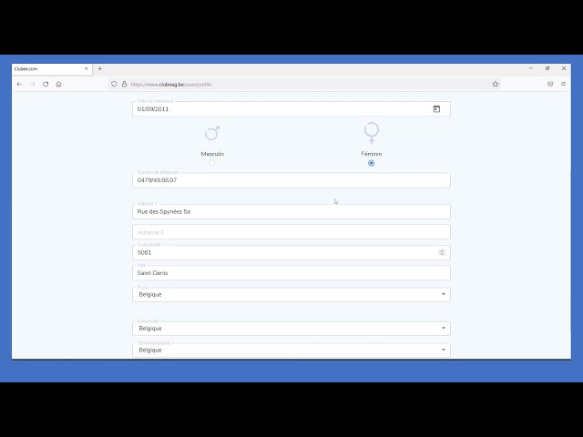 Comment mettre à jour les coordonnées de votre enfant sur notre plateforme